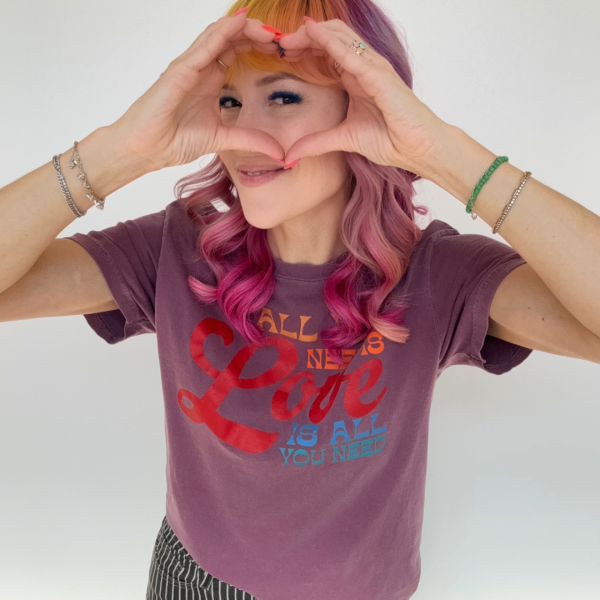 All You Need is Love Is All You Need Adult T-Shirt💖Proceeds Benefitting YWCA Limited Edition