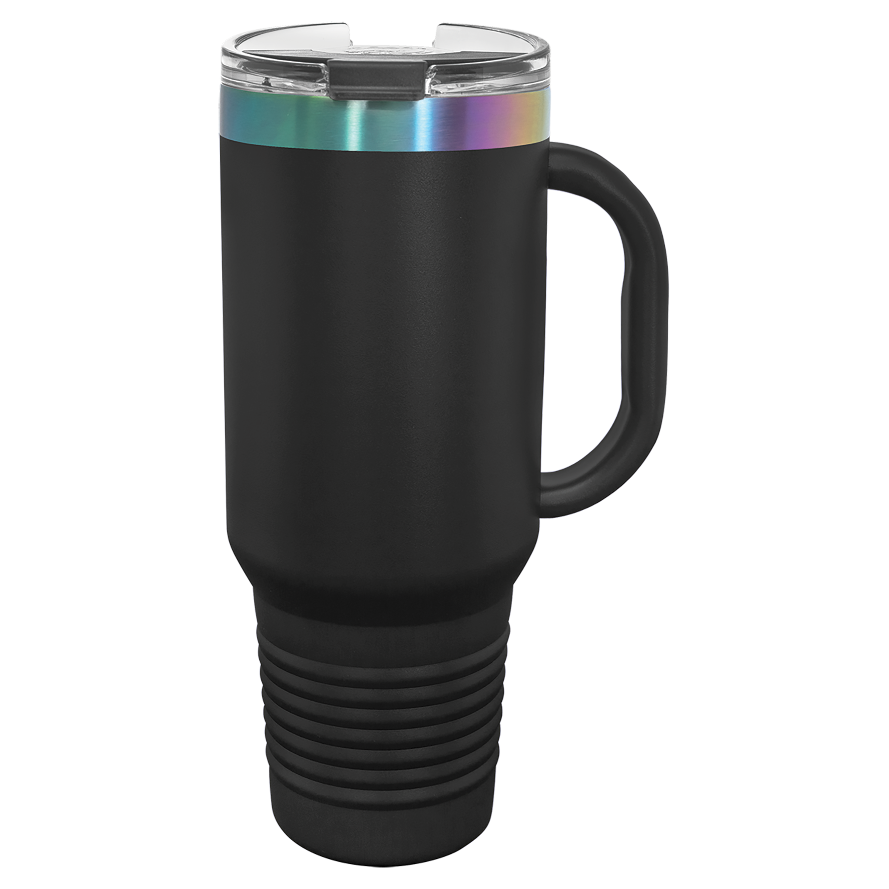 Polar Camel 40oz PRISM Travel Mug with Handle & Straw | Custom Laser Engraved