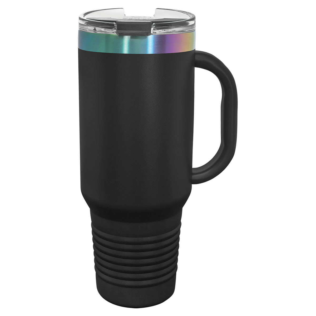 Polar Camel 40oz PRISM Travel Mug with Handle & Straw | Custom Laser Engraved