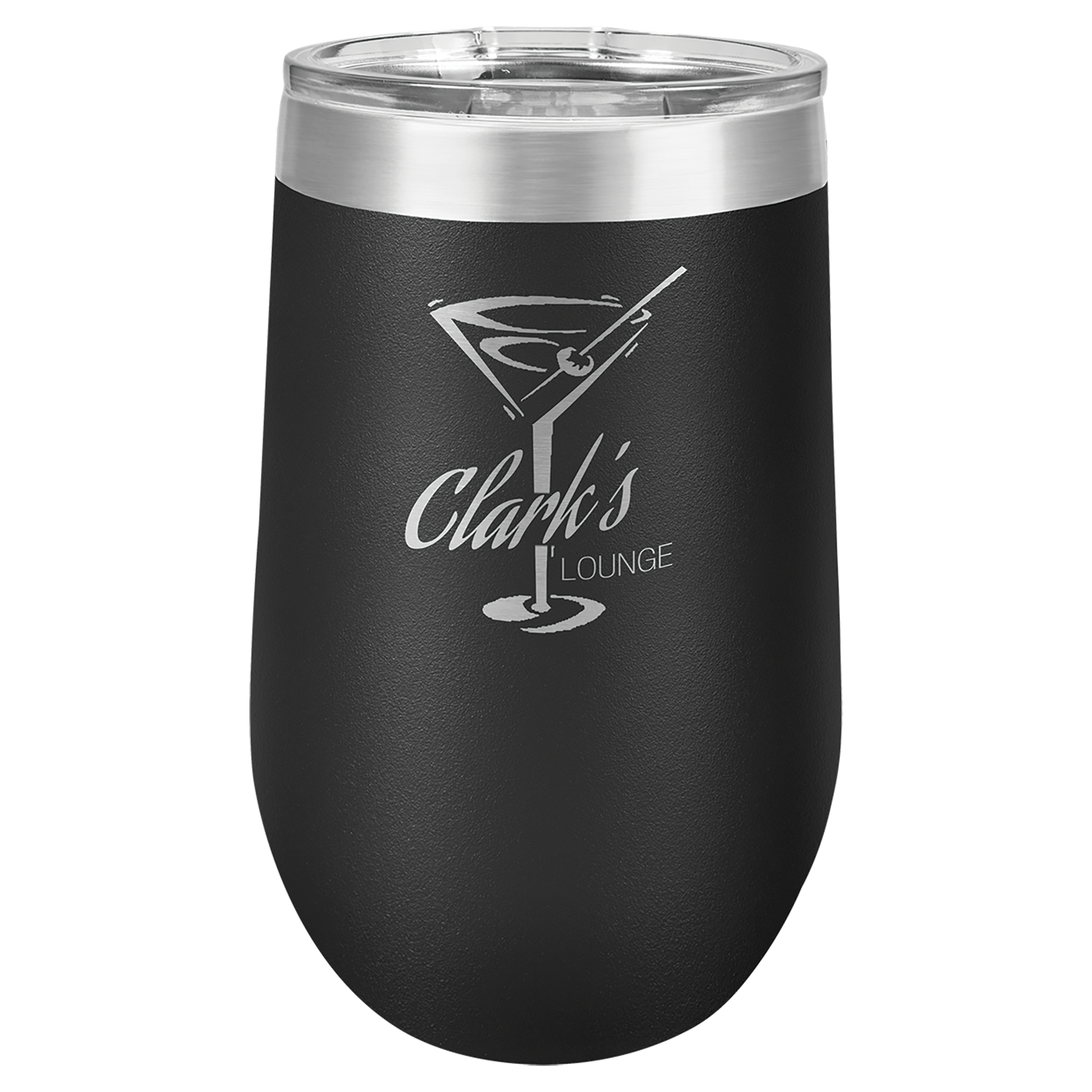Custom Laser Engraved 16 oz Stemless Wine Glass by Polar Camel