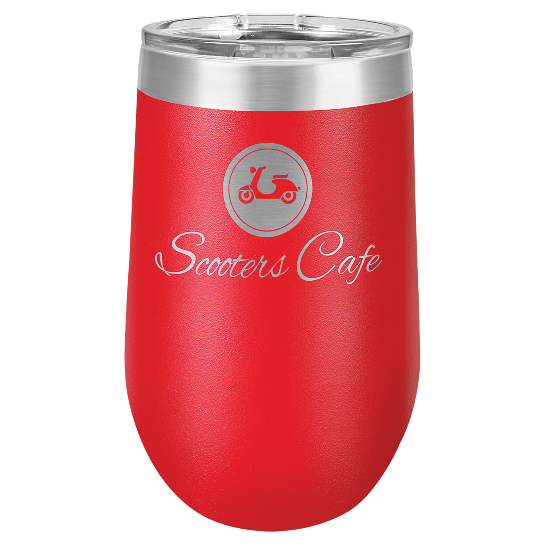 Custom Laser Engraved 16 oz Stemless Wine Glass by Polar Camel