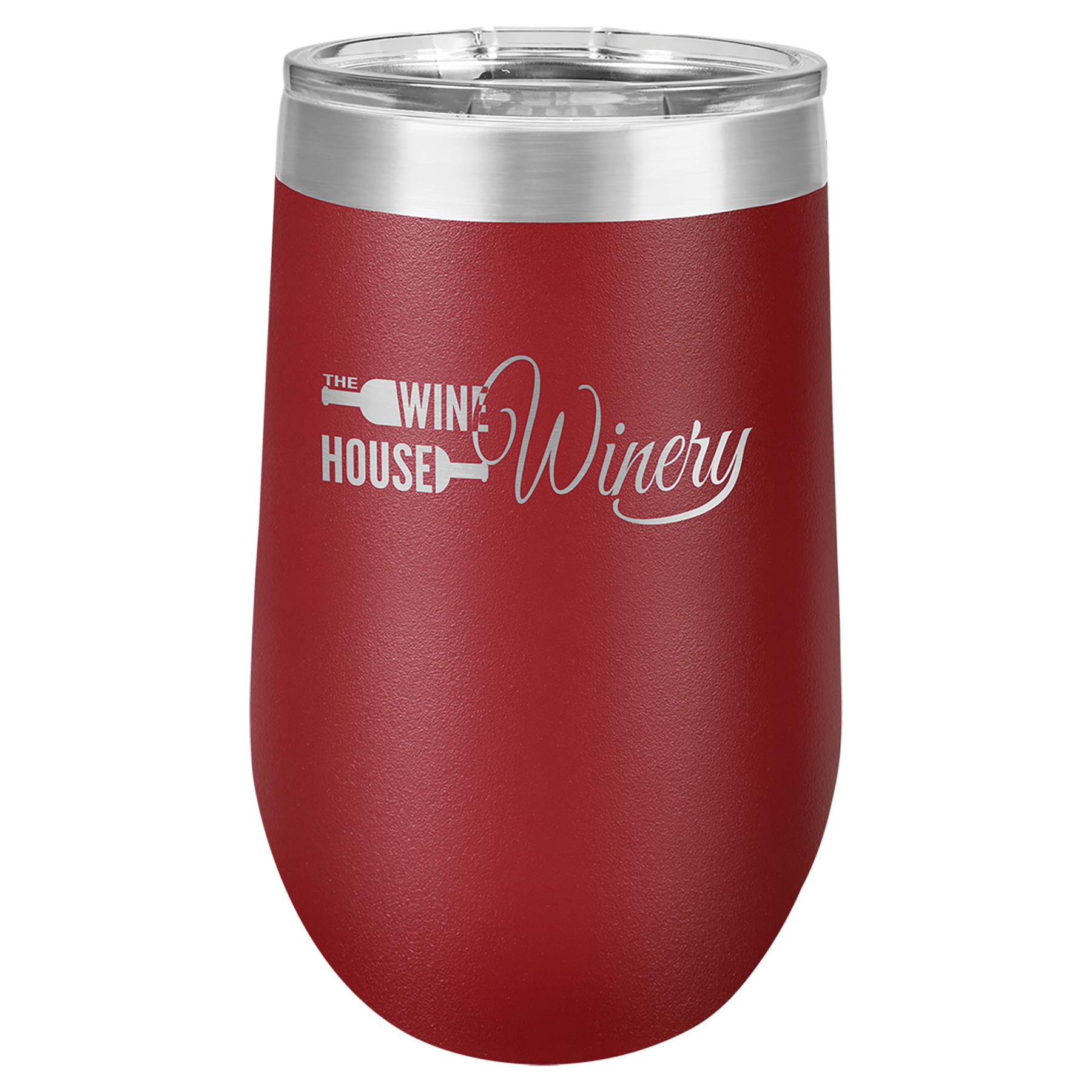 Custom Laser Engraved 16 oz Stemless Wine Glass by Polar Camel