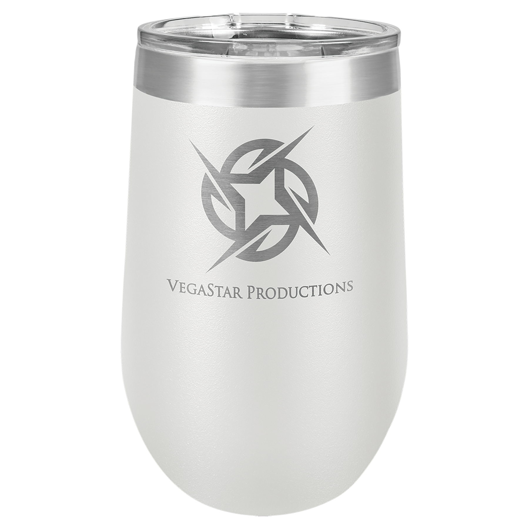 Custom Laser Engraved 16 oz Stemless Wine Glass by Polar Camel