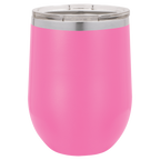 Custom Laser Engraved 12oz Stemless Wine Glass by Polar Camel