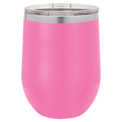 Custom Laser Engraved 12 oz Stemless Wine Glass by Polar Camel