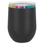 Polar Camel 12oz PRISM Stemless Wine Tumbler | Custom Laser Engraved