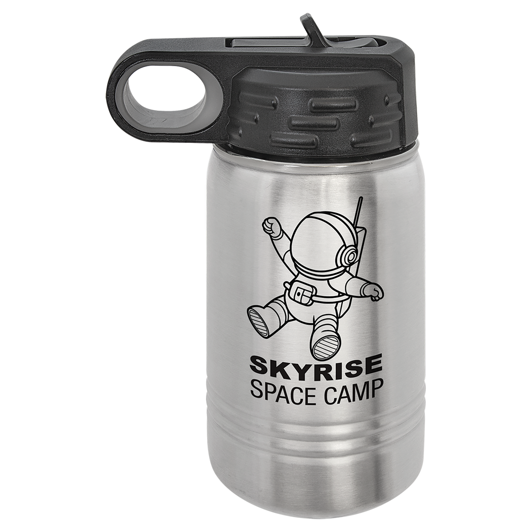 Custom Laser Engraved 12oz Compact Water Bottle by Polar Camel