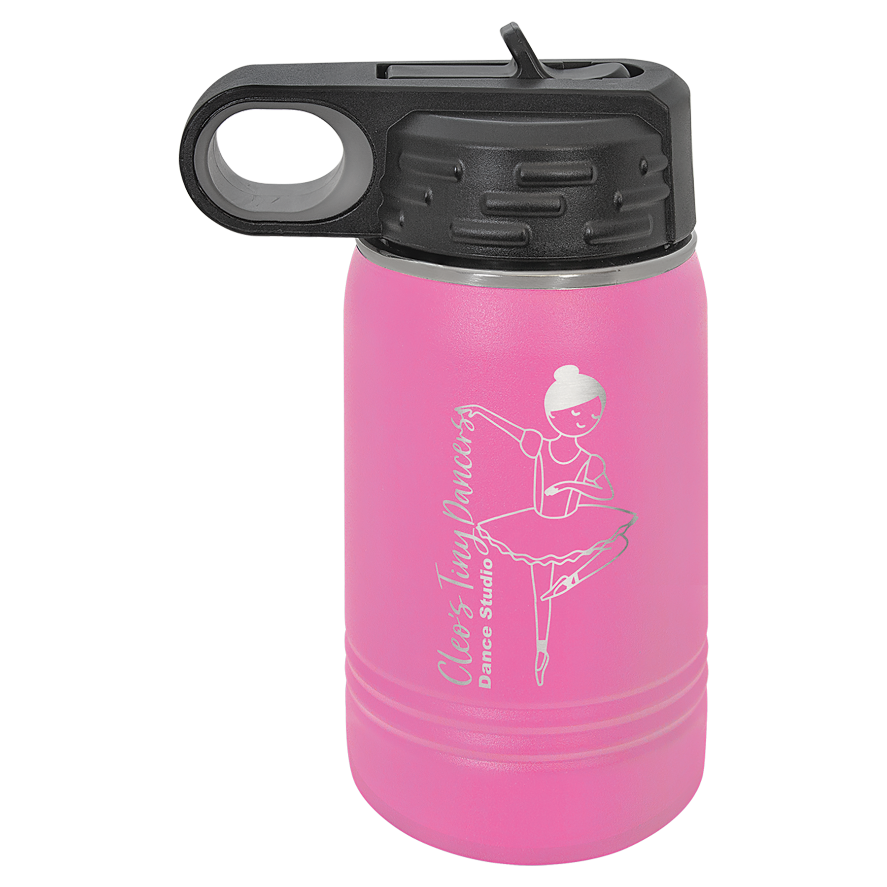 Custom Laser Engraved 12oz Compact Water Bottle by Polar Camel