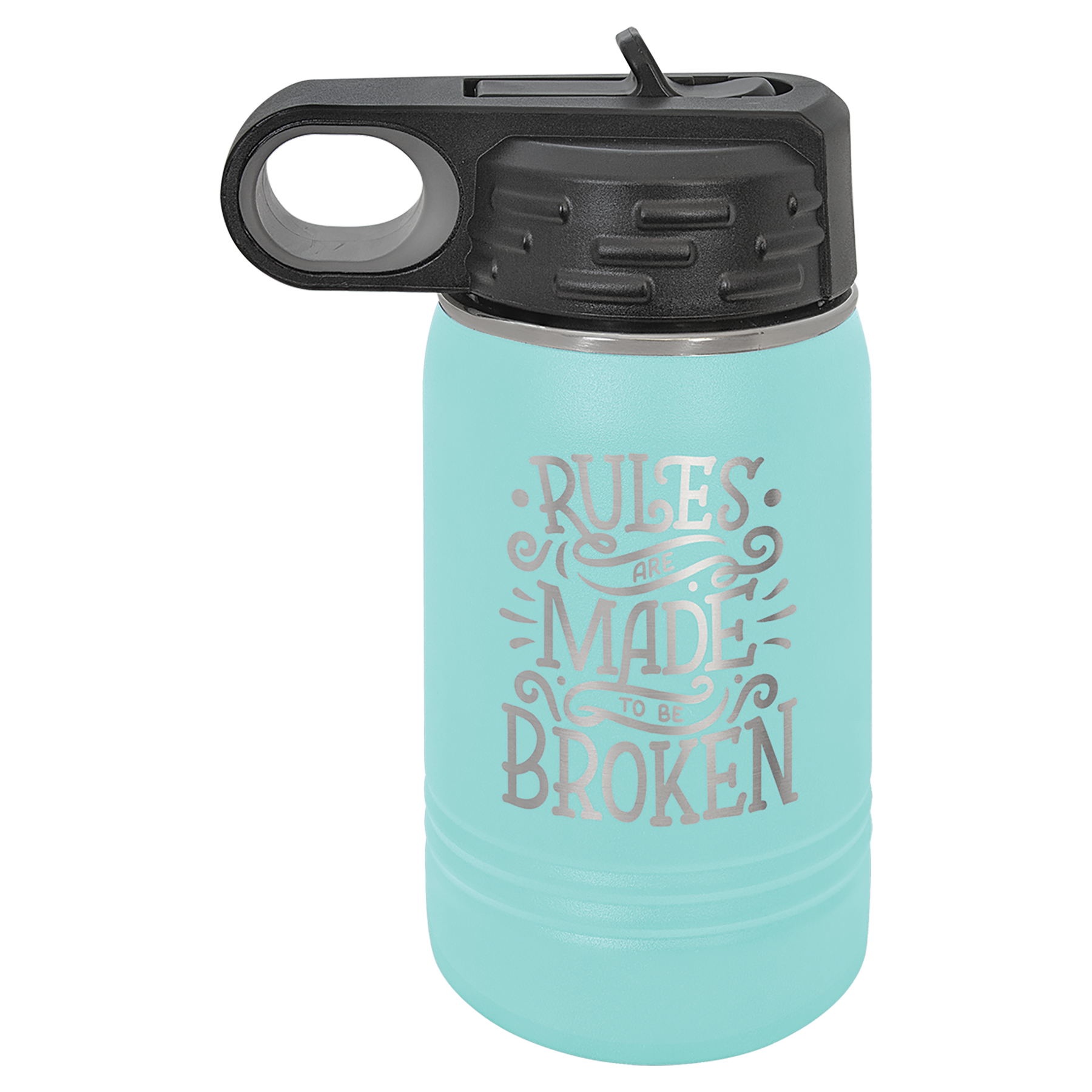 Custom Laser Engraved 12oz Compact Water Bottle by Polar Camel