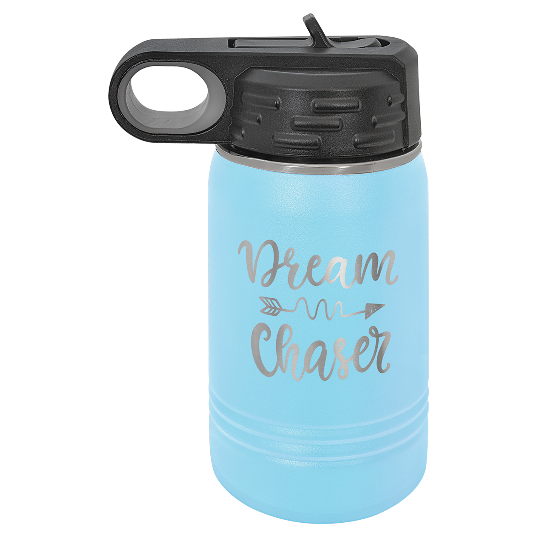 Custom Laser Engraved 12oz Compact Water Bottle by Polar Camel