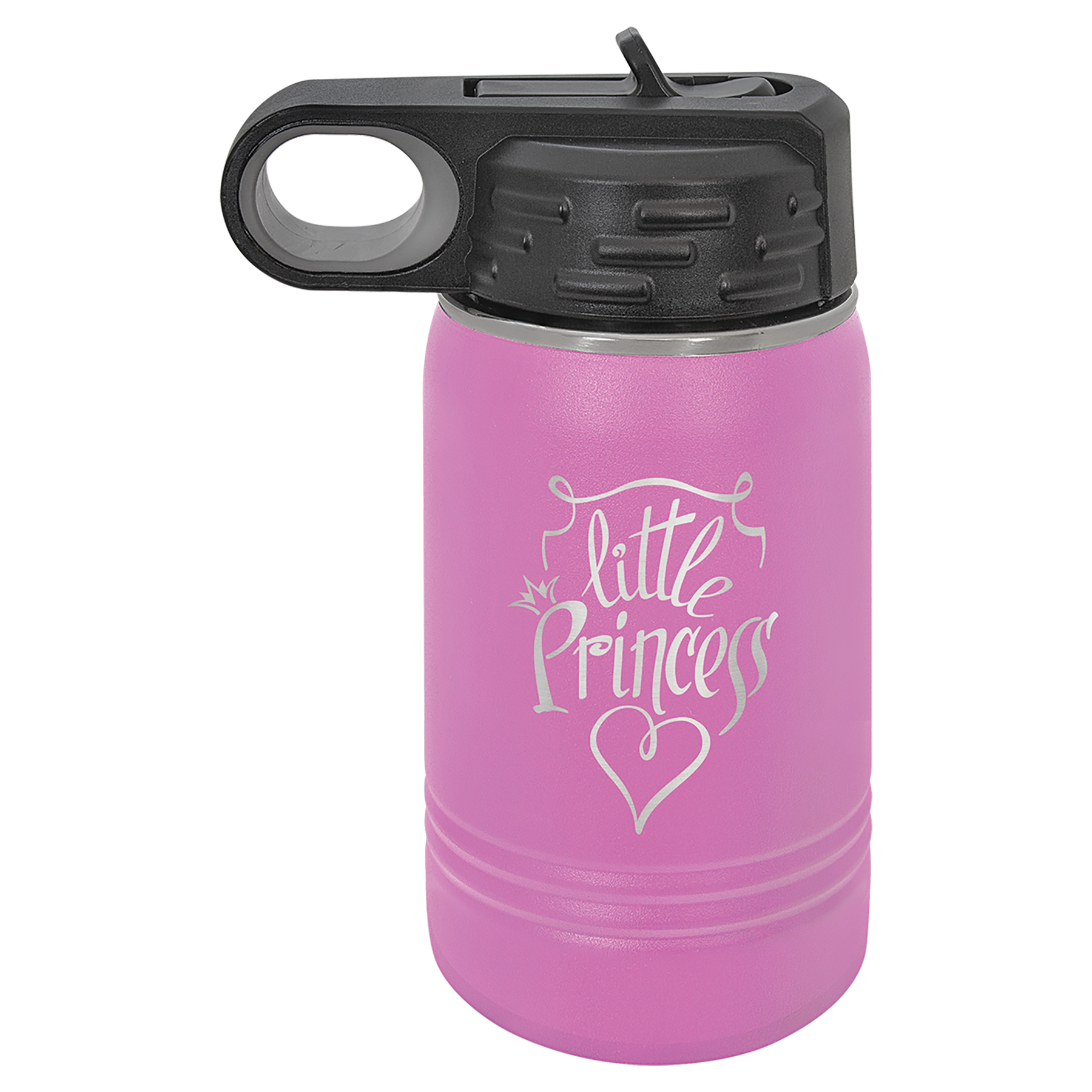 Custom Laser Engraved 12oz Compact Water Bottle by Polar Camel