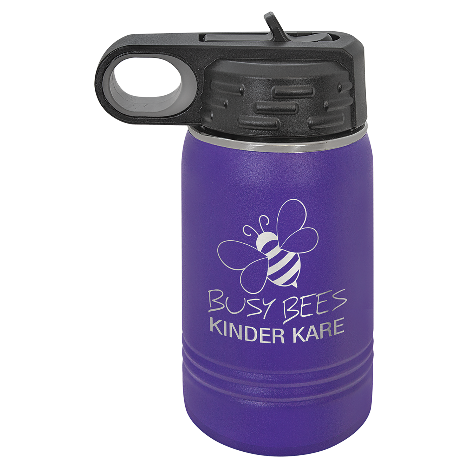 Custom Laser Engraved 12oz Compact Water Bottle by Polar Camel