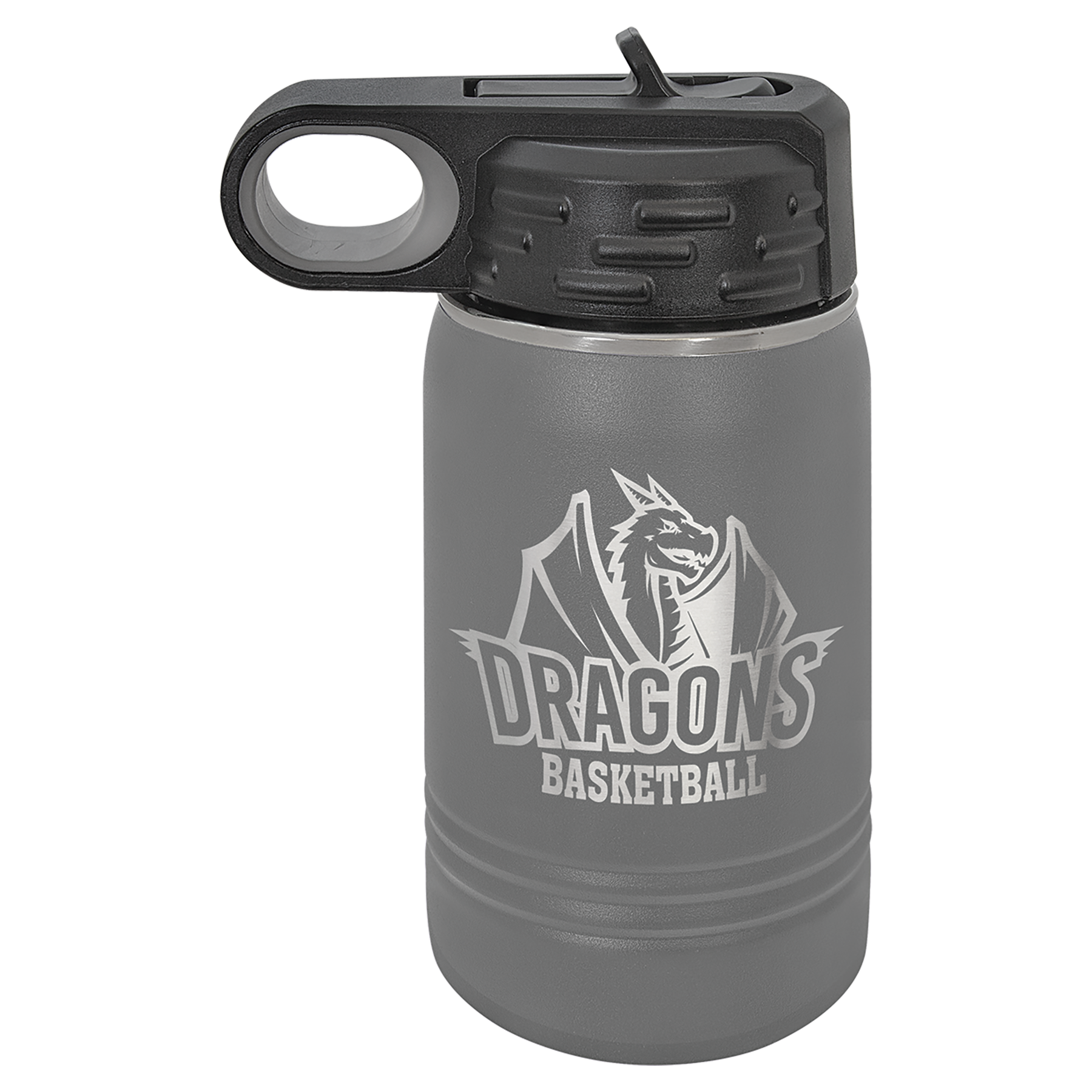 Custom Laser Engraved 12oz Compact Water Bottle by Polar Camel
