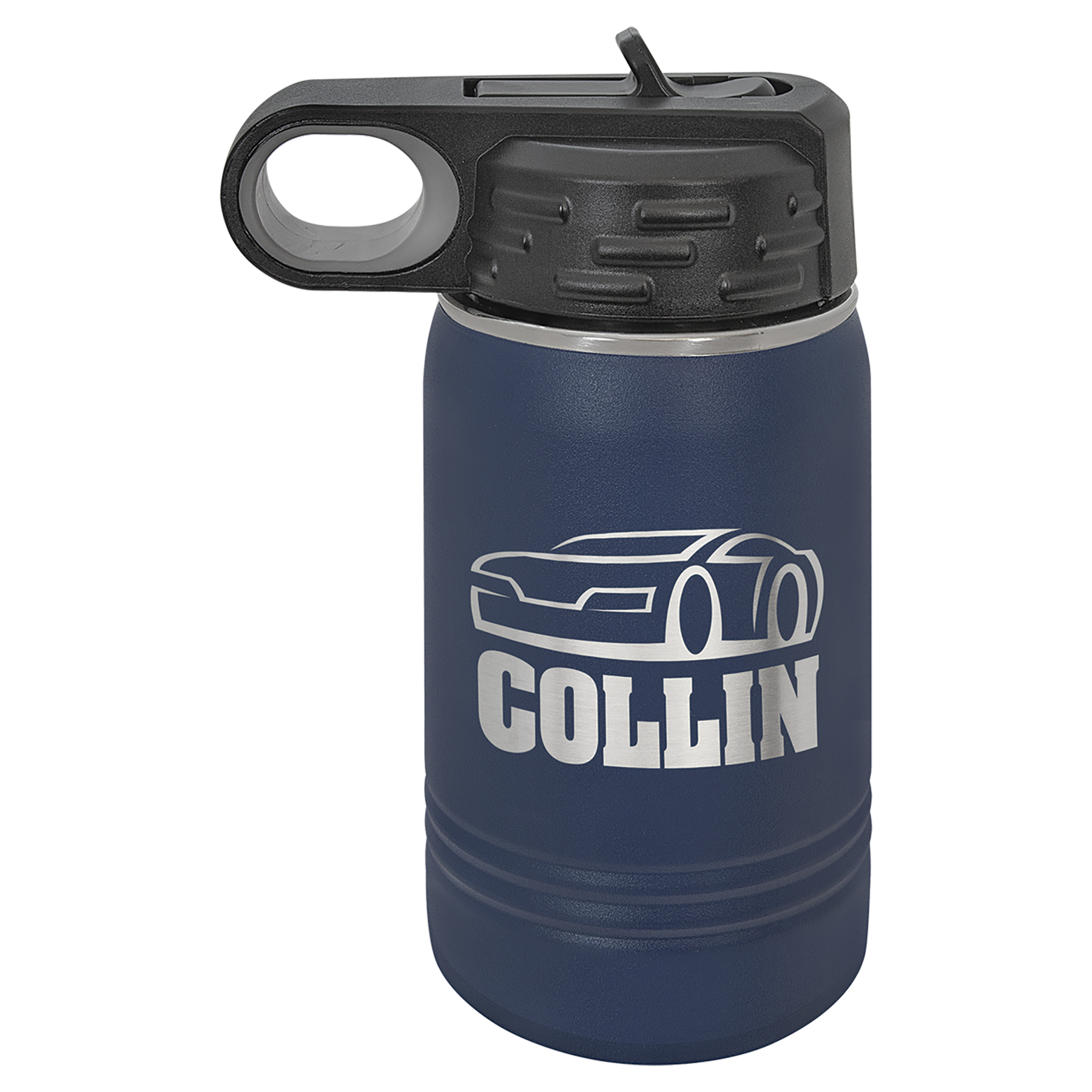 Custom Laser Engraved 12oz Compact Water Bottle by Polar Camel