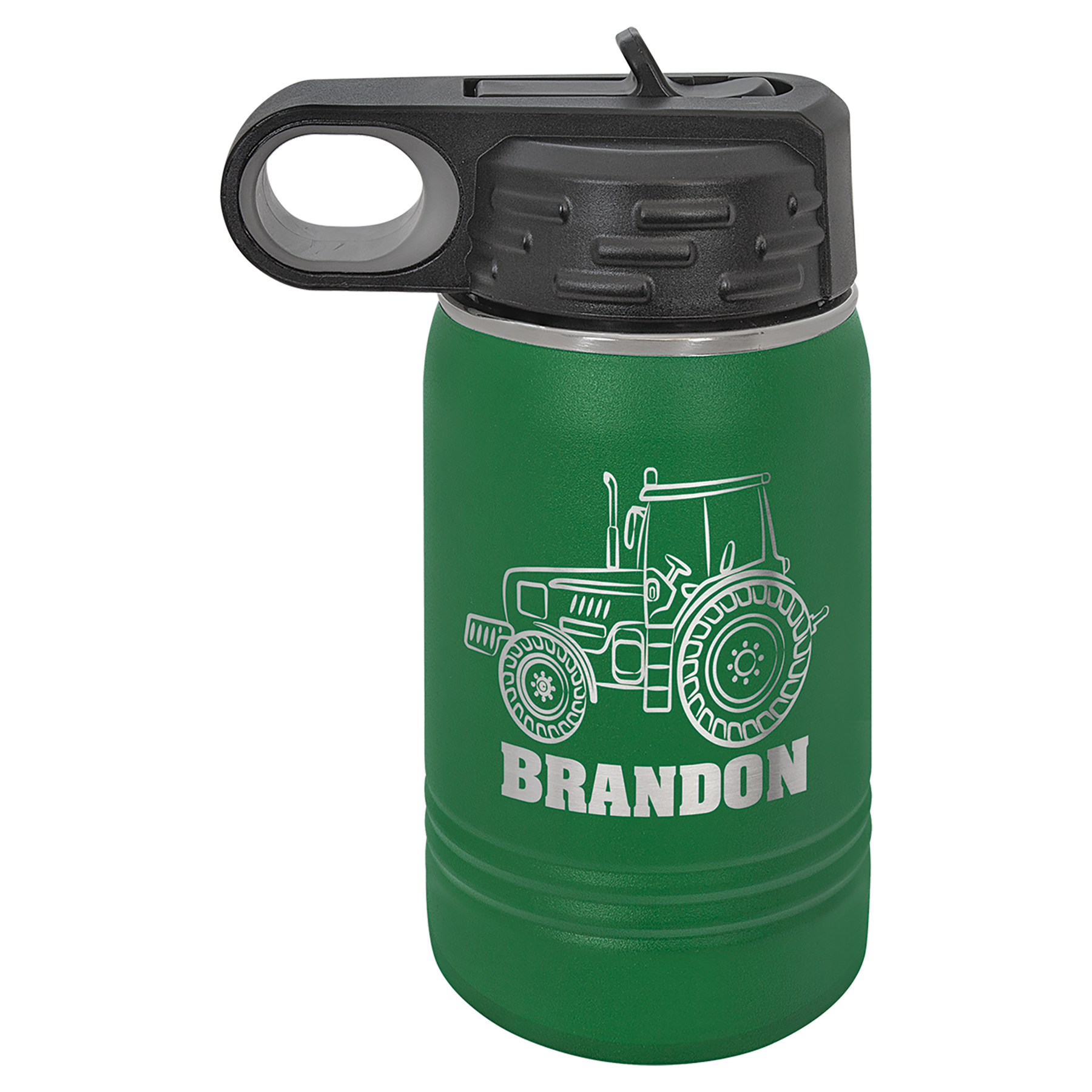 Custom Laser Engraved 12oz Compact Water Bottle by Polar Camel