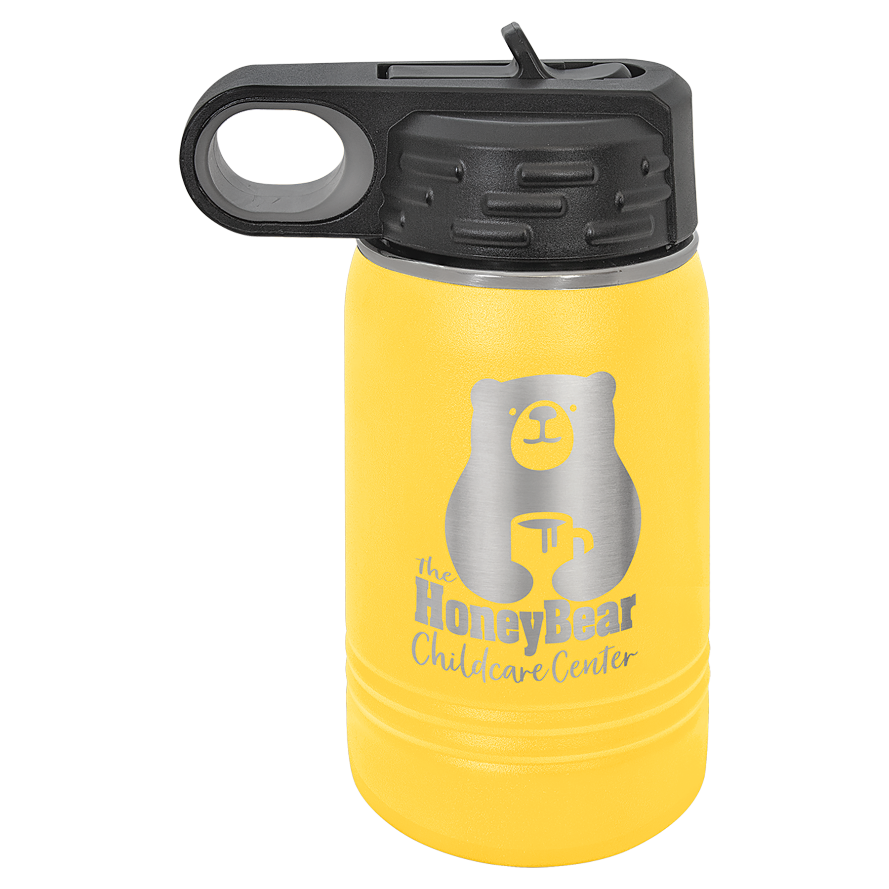 Custom Laser Engraved 12oz Compact Water Bottle by Polar Camel