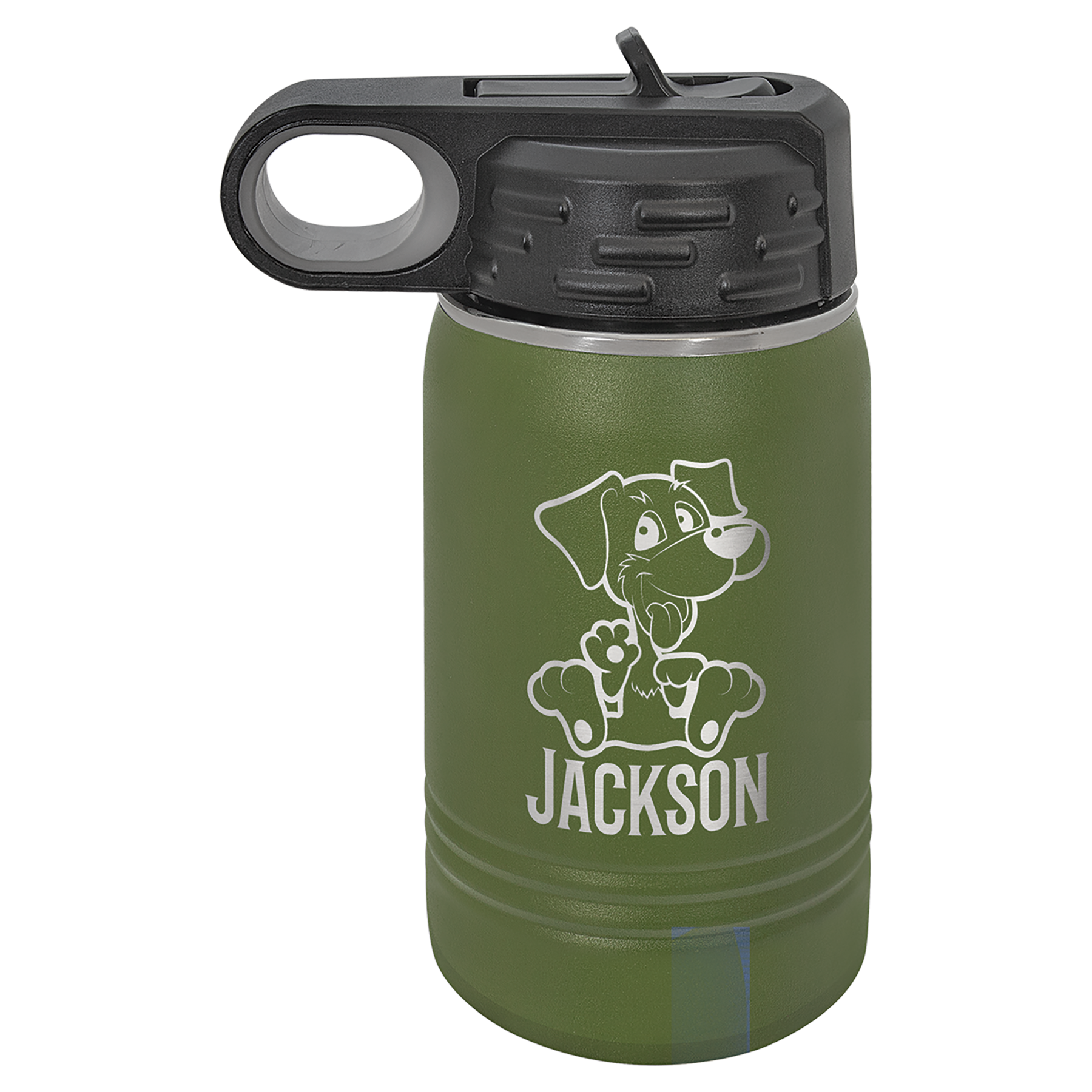 Custom Laser Engraved 12oz Compact Water Bottle by Polar Camel