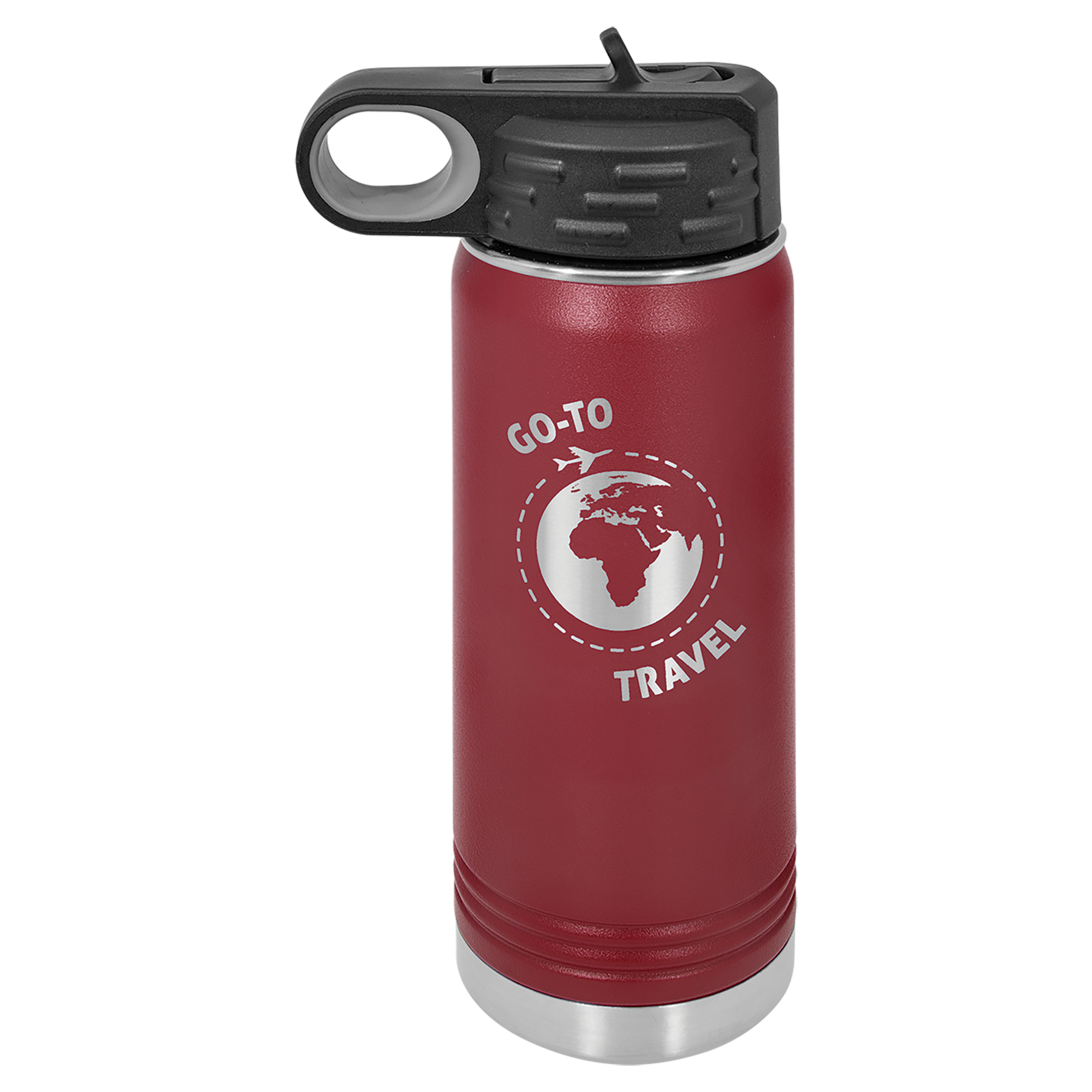 Custom Laser Engraved 20oz Water Bottle by Polar Camel