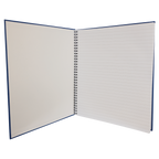 Custom Lazerburst 8.5" x 11" Spiral Notebook | Laser Engraved to Silver