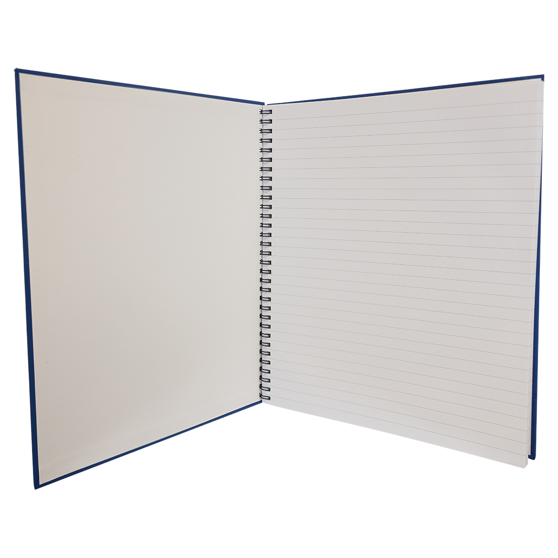 Custom Lazerburst 8.5" x 11" Spiral Notebook | Laser Engraved to Silver