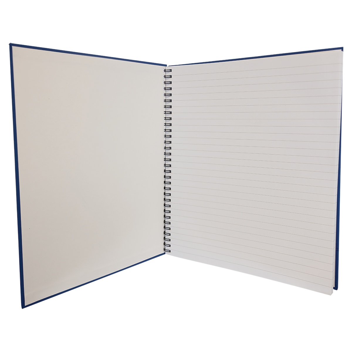 Custom Lazerburst 8.5" x 11" Spiral Notebook | Laser Engraved to Silver