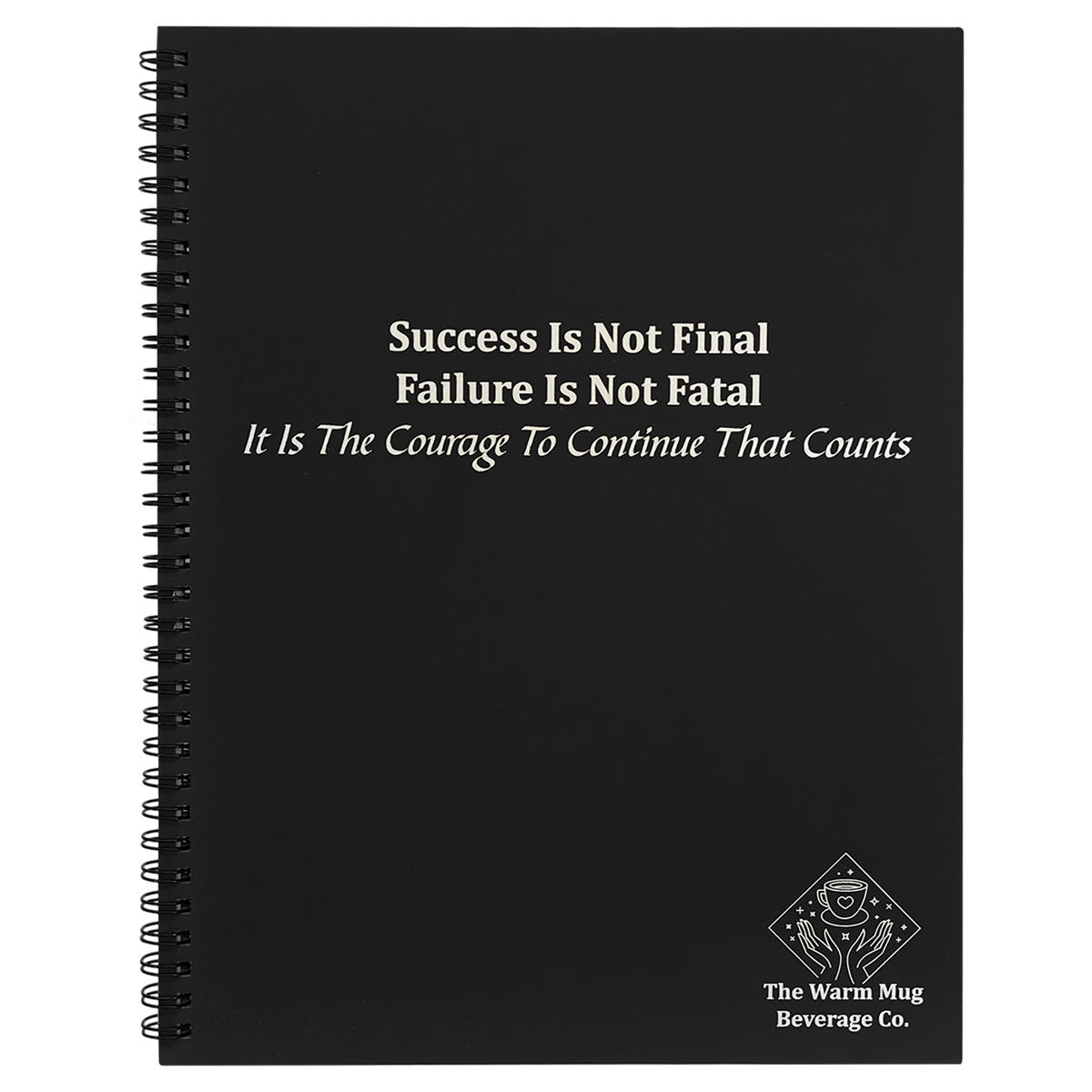 Custom Lazerburst 8.5" x 11" Spiral Notebook | Laser Engraved to Silver