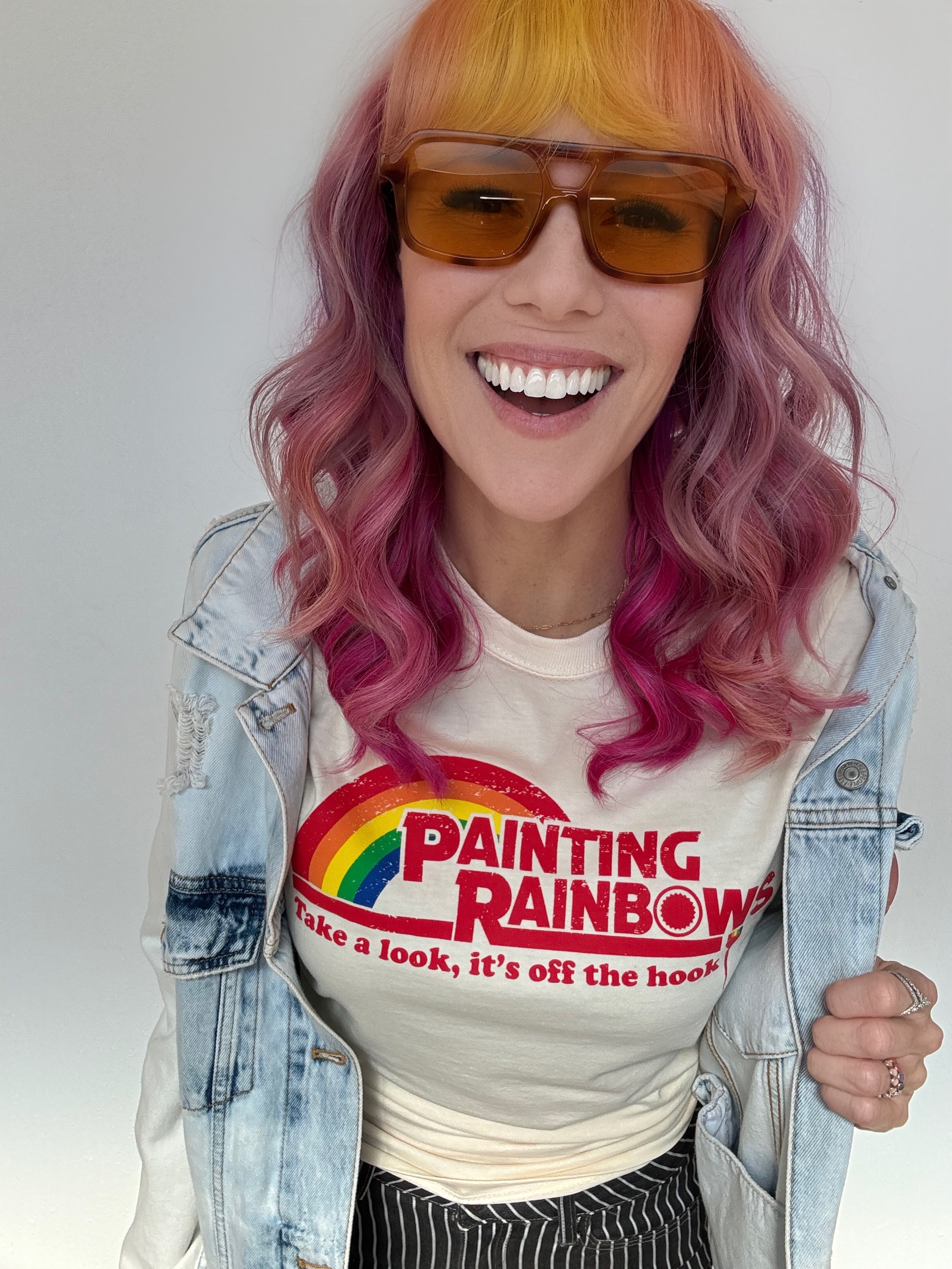 Painting Rainbows Adult T-Shirt  (Limited Edition)🌈