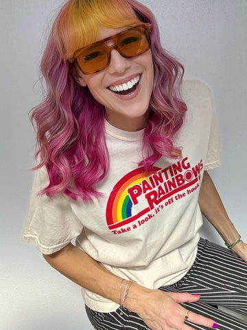 Painting Rainbows Adult T-Shirt  (Limited Edition)🌈