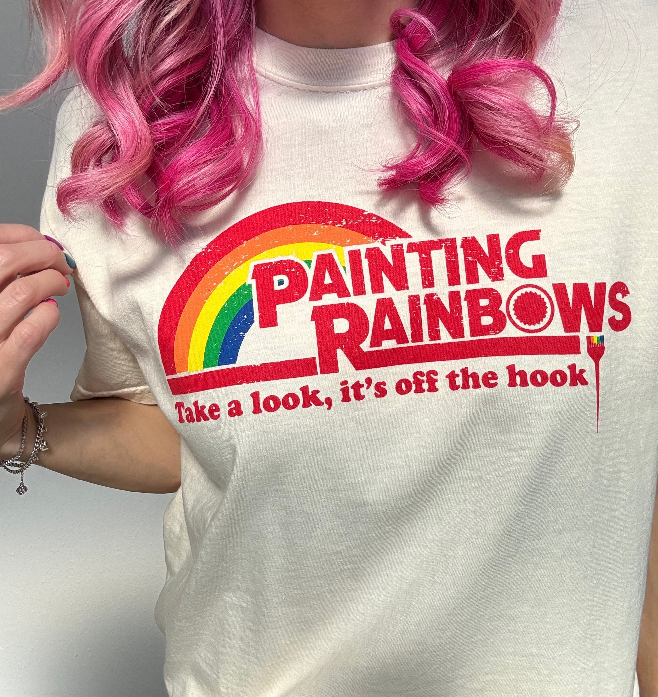 Painting Rainbows Adult T-Shirt  (Limited Edition)🌈