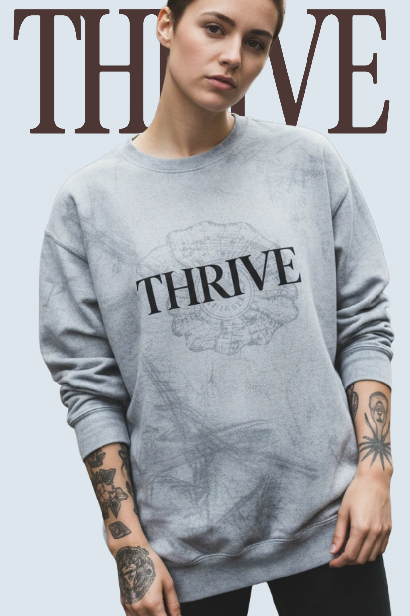THRIVE: The Momentum Collection by ABS Unisex Colorblast™ Crewneck Sweatshirt
