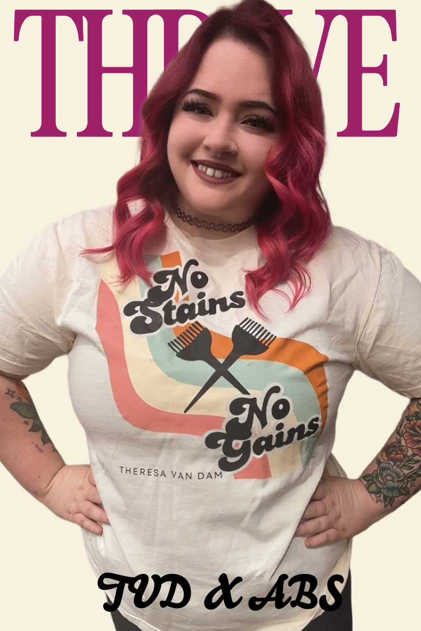 No Stains No Gains – Retro Edition By Theresa Van Dam