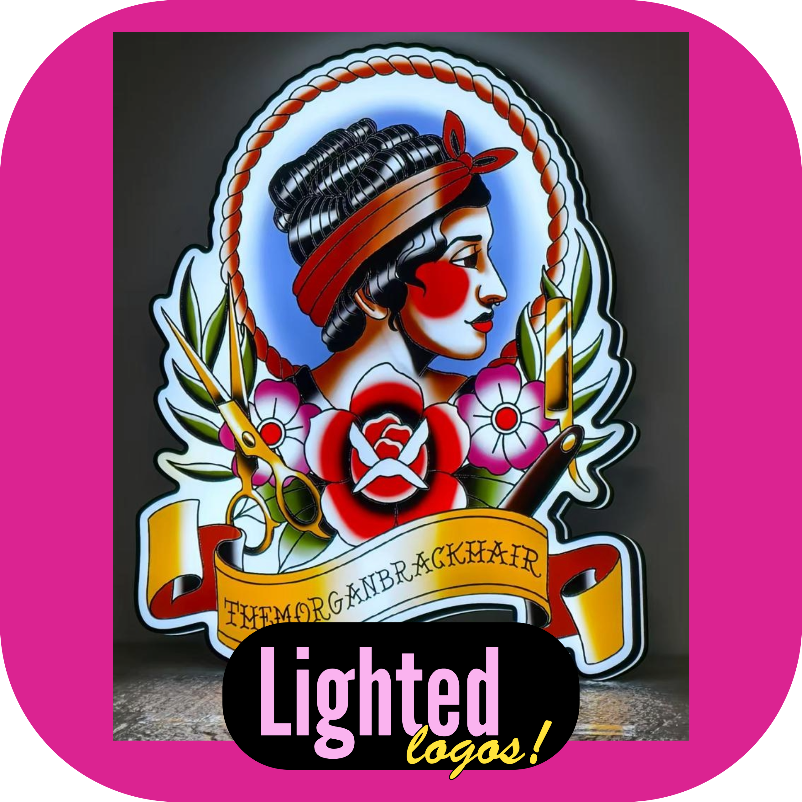 Custom Neon on Acrylic LOGO