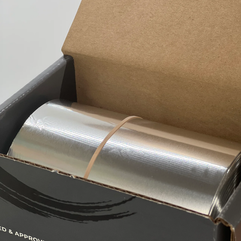 QTouch Silver Smooth Foil Roll - LIMITED OFFER TAKE ADVANTAGE OF OUR QTOUCH PRE-SALE The Branded Salon