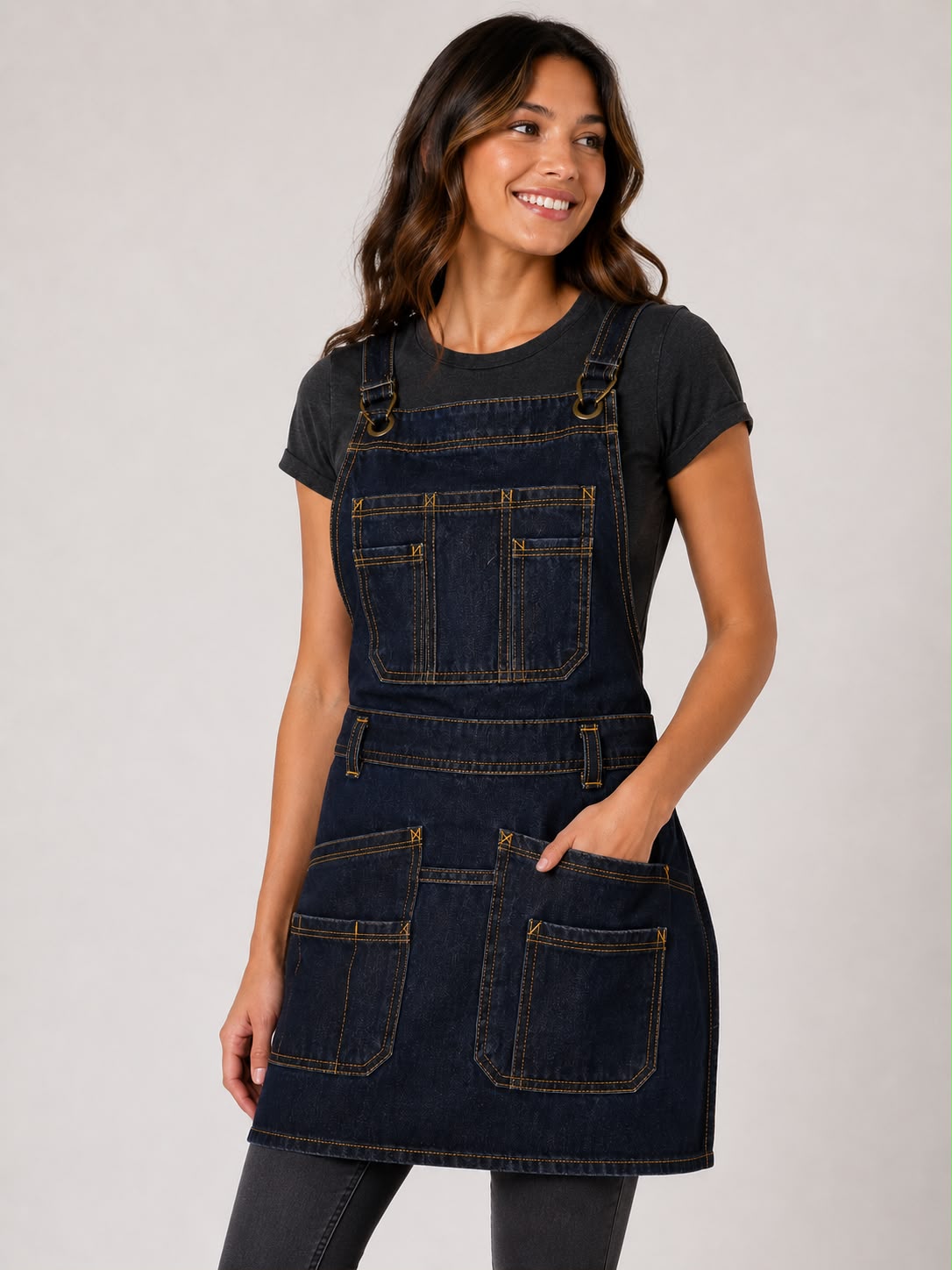 Denim DYE-HARD Bleach Resistant Apron