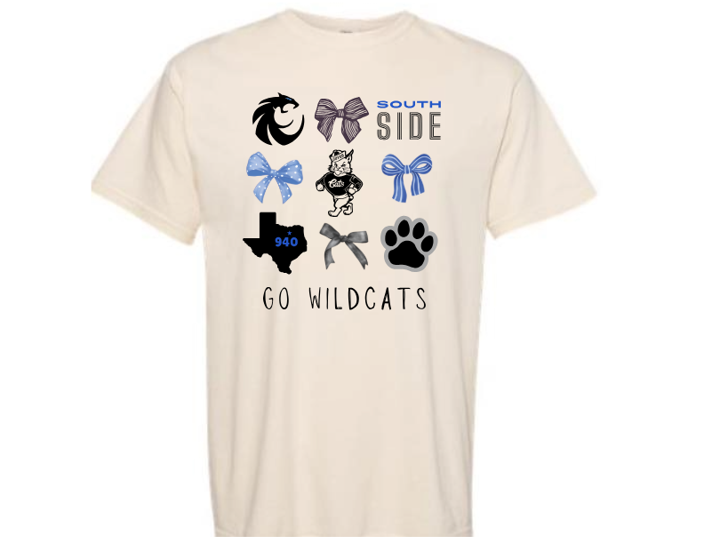 Denton Guyer Cheer Bow T Comfort Colors