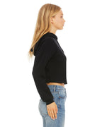 🌸BELLA + CANVAS Ladies' Crop Fleece Hoodie The Branded Salon