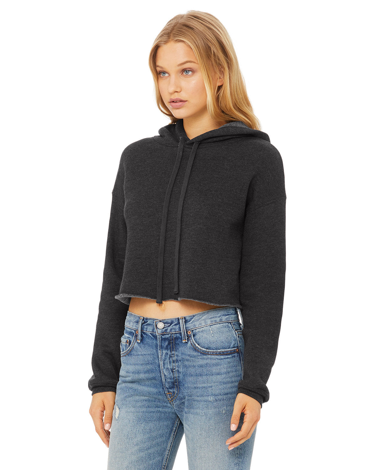 🌸BELLA + CANVAS Ladies' Crop Fleece Hoodie