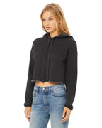 🌸BELLA + CANVAS Ladies' Crop Fleece Hoodie The Branded Salon