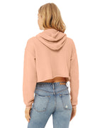 🌸BELLA + CANVAS Ladies' Crop Fleece Hoodie The Branded Salon