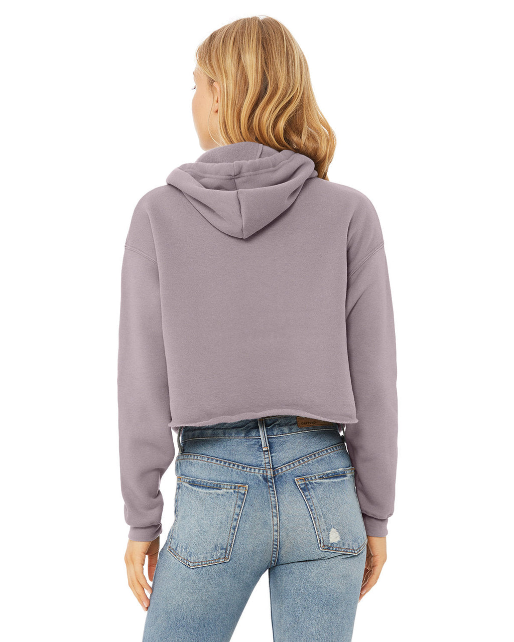 🌸BELLA + CANVAS Ladies' Crop Fleece Hoodie The Branded Salon