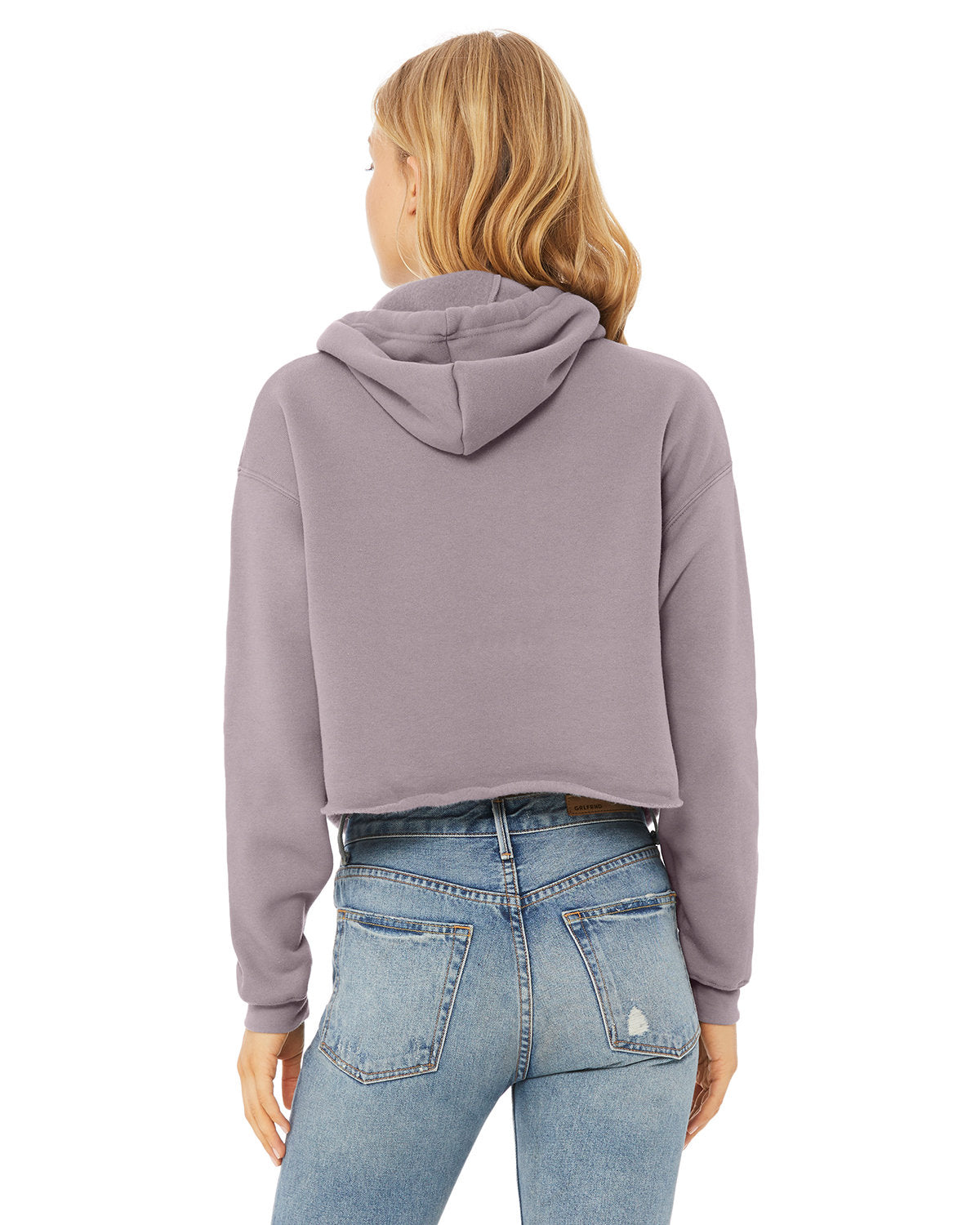 🌸BELLA + CANVAS Ladies' Crop Fleece Hoodie The Branded Salon
