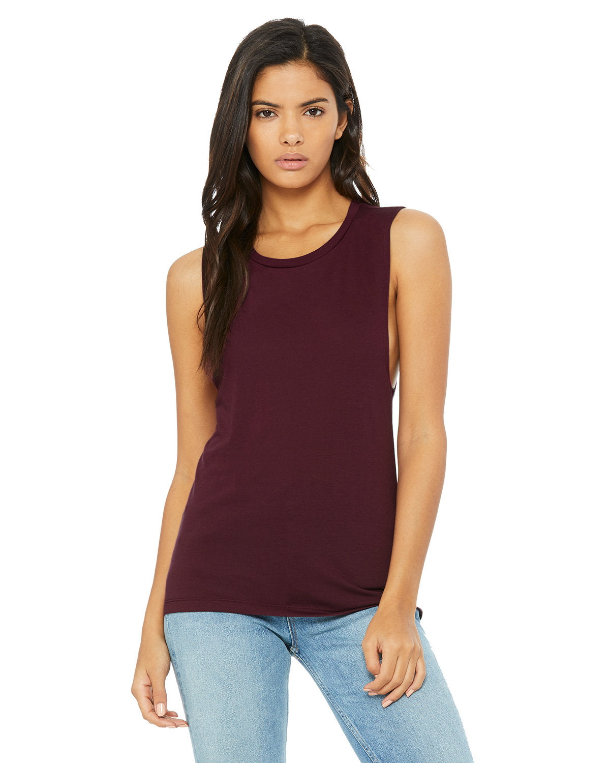 🌸BELLA + CANVAS Ladies' Flowy Scoop Muscle Tank