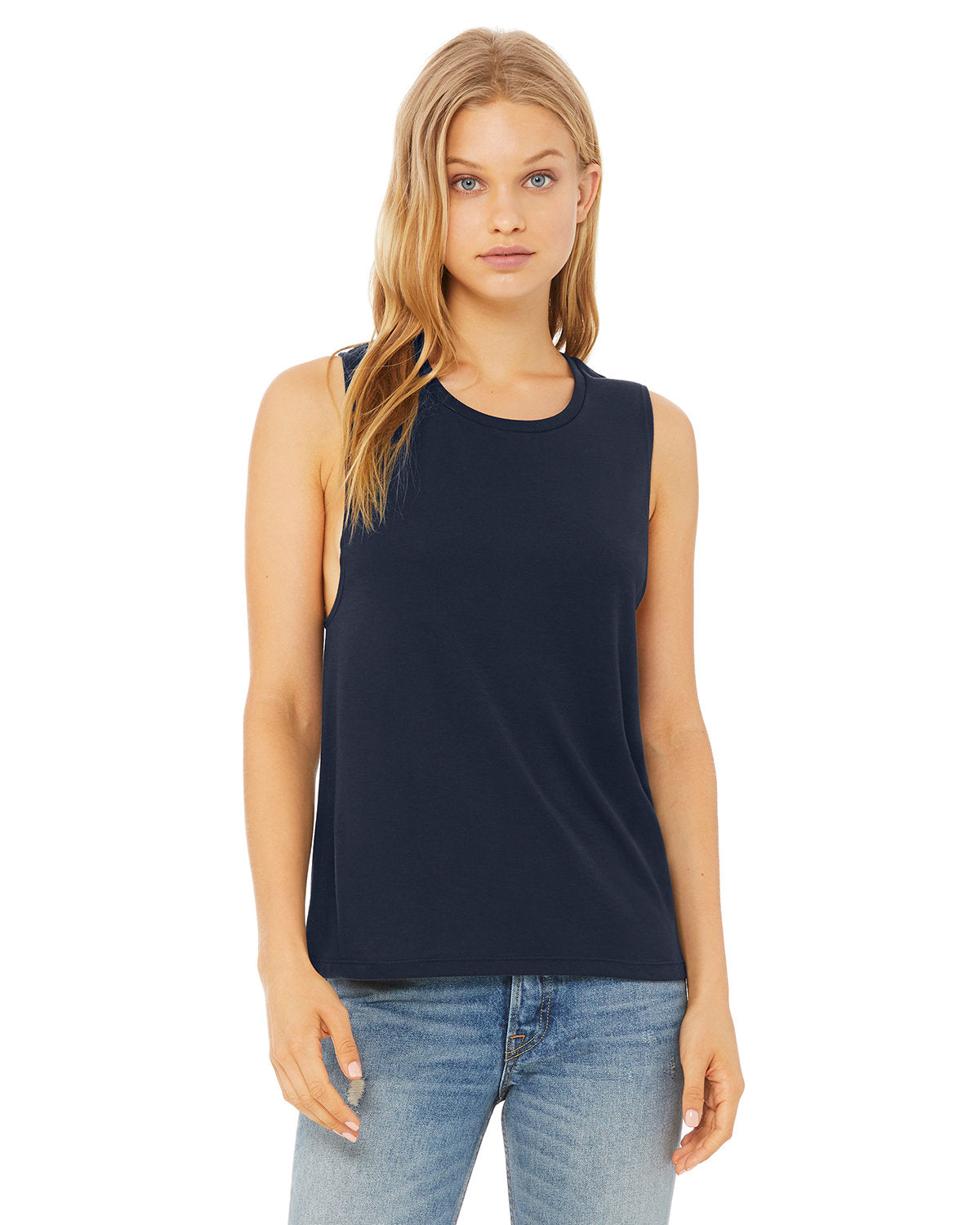 🌸BELLA + CANVAS Ladies' Flowy Scoop Muscle Tank