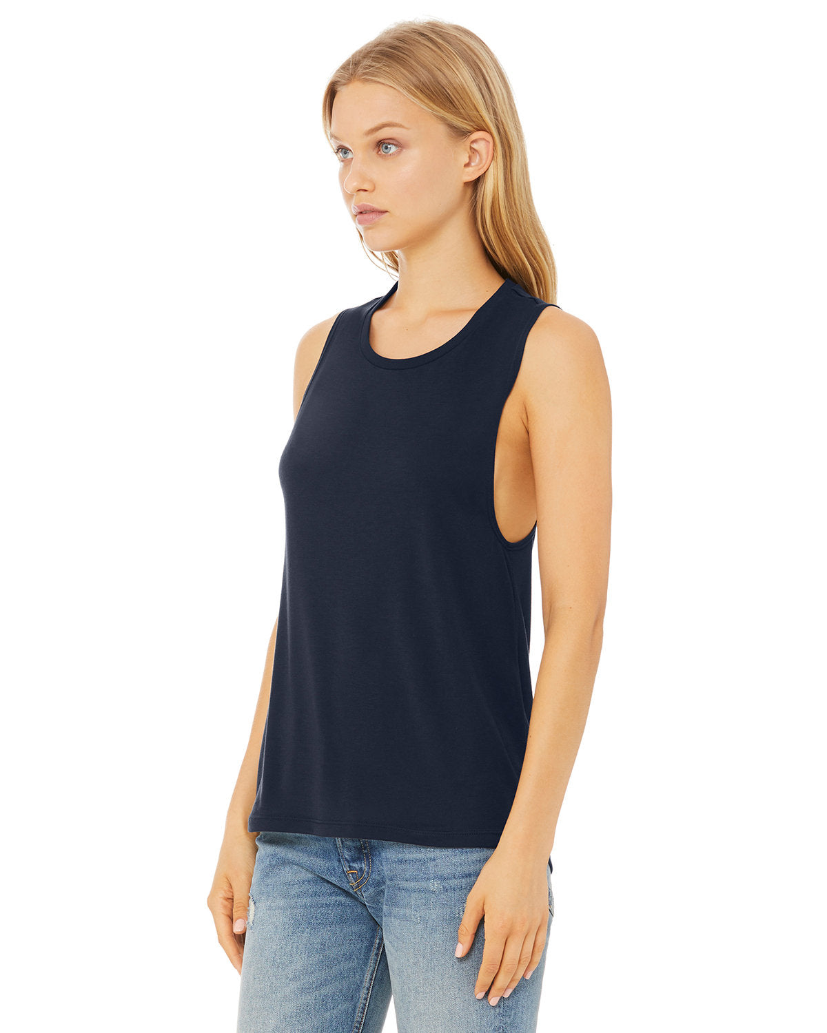 🌸BELLA + CANVAS Ladies' Flowy Scoop Muscle Tank