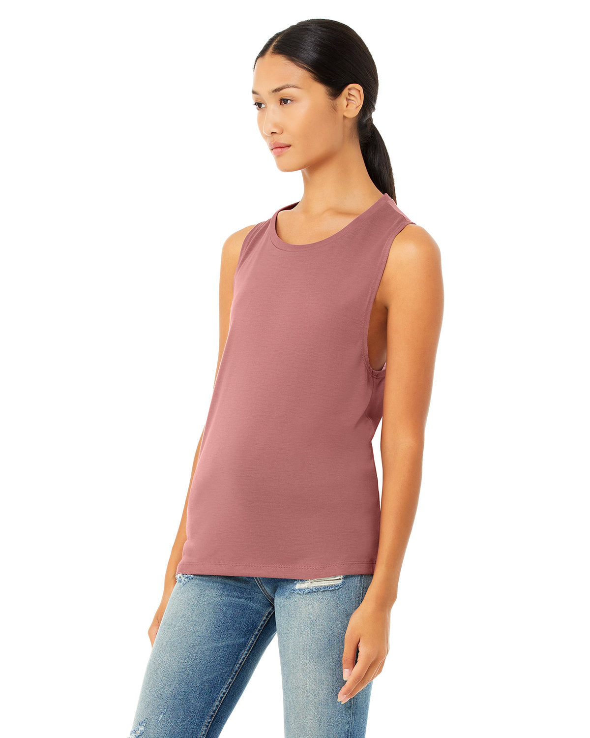 🌸BELLA + CANVAS Ladies' Flowy Scoop Muscle Tank