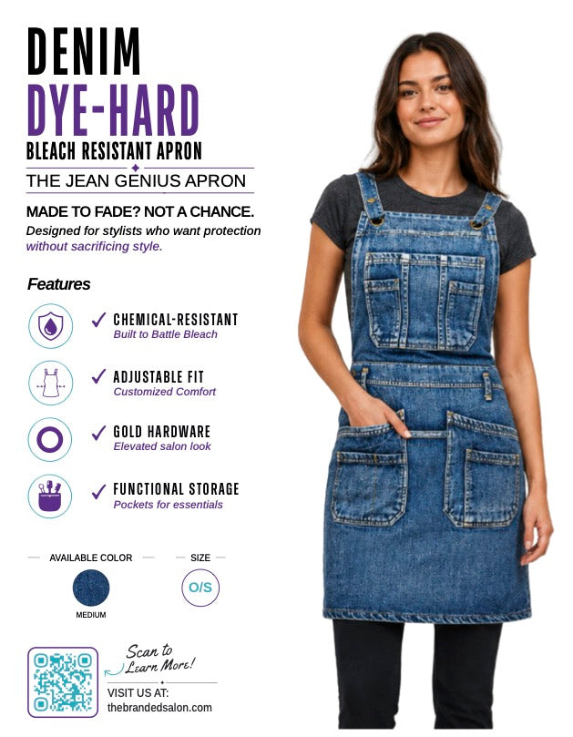Denim DYE-HARD Bleach Resistant Apron