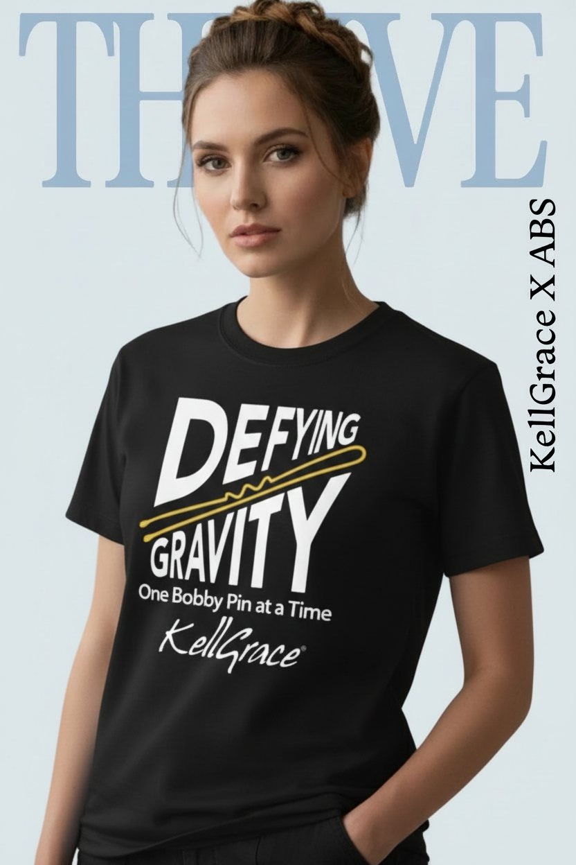 @KellGrace Defying Gravity for ABS T-Shirt