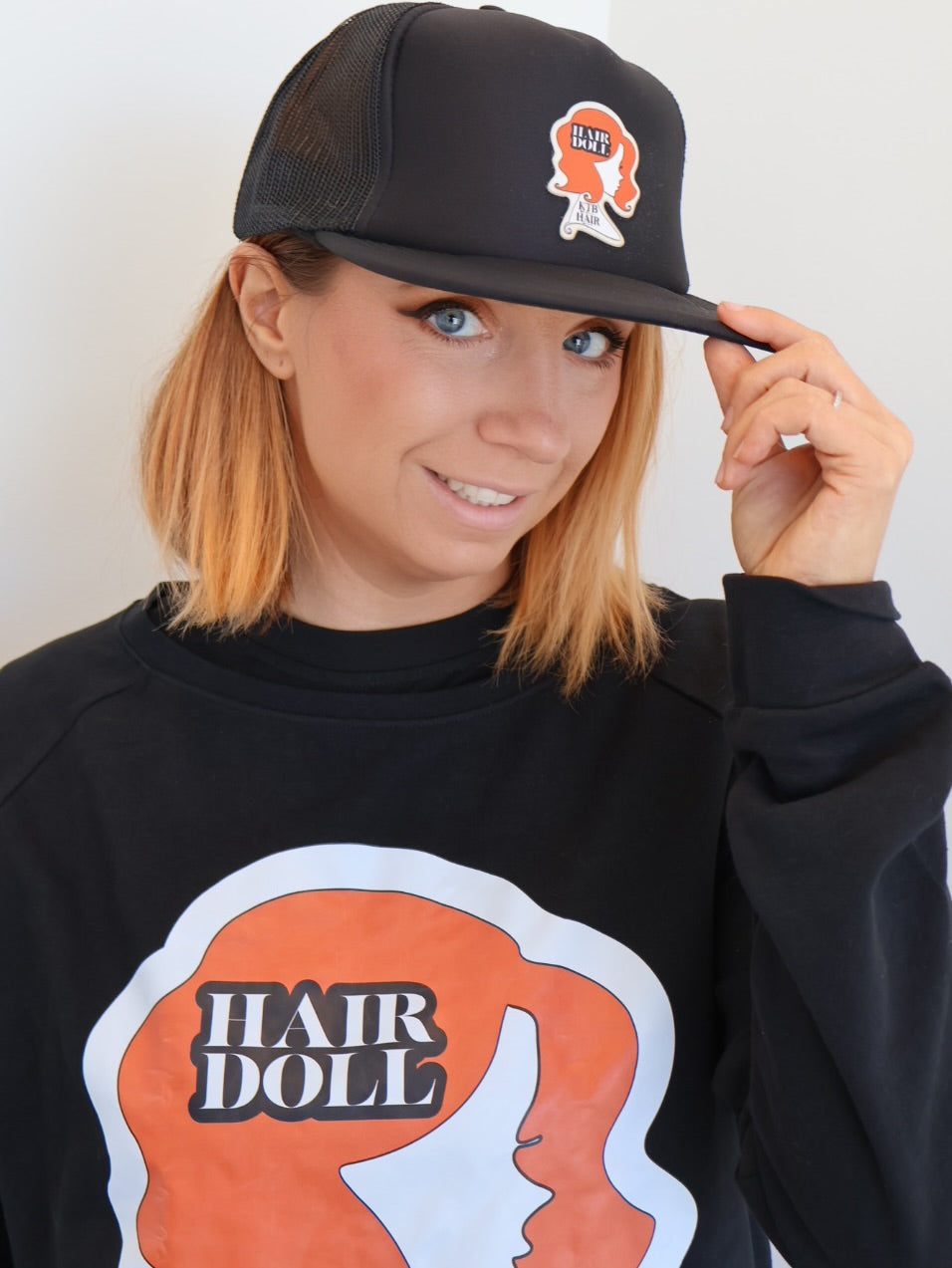 @KTBHair Hair Doll Foam Patch Trucker Hat