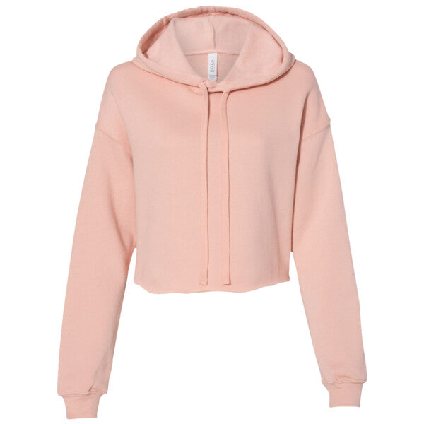 🌸BELLA + CANVAS Ladies' Crop Fleece Hoodie