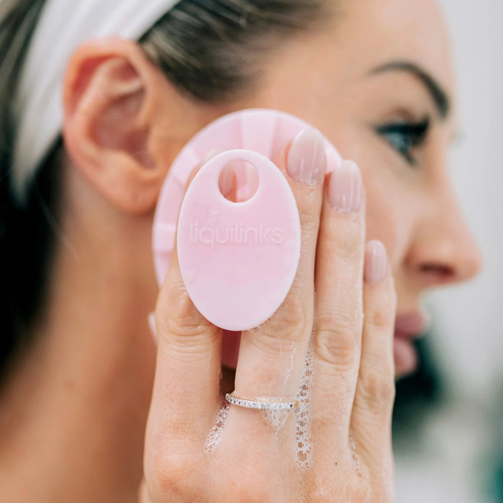 Liquilinks® Silicone Face Buffer | Gentle Exfoliating Facial Cleansing Brush (Kendra) The Branded Salon
